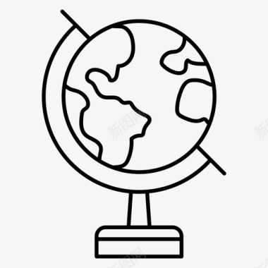 地球办公室星球图标图标