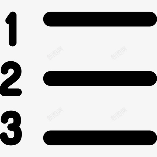 列表web界面图标线性svg_新图网 https://ixintu.com web界面图标 列表 线性