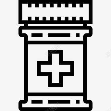 药物医疗器械2线性图标图标