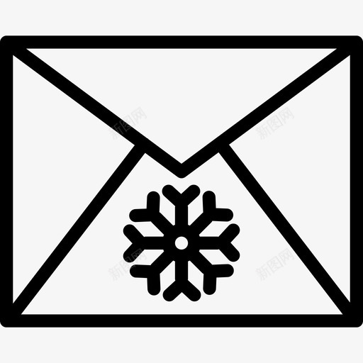 圣诞卡节日图标集线性svg_新图网 https://ixintu.com 圣诞卡 线性 节日图标集