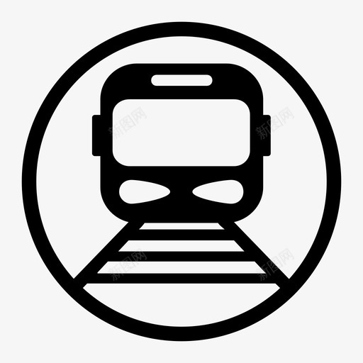 列车标志圆圈线路图标svg_新图网 https://ixintu.com 列车标志 圆圈 线路