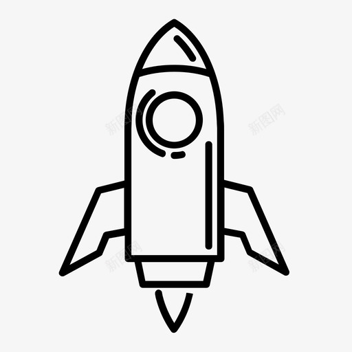 火箭美国航天局太空图标svg_新图网 https://ixintu.com 太空 火箭 美国航天局 车辆 运输