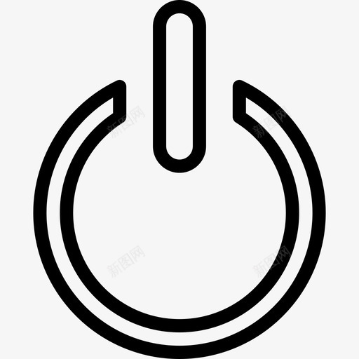 电源技术和设备组线性图标svg_新图网 https://ixintu.com 技术和设备组 电源 线性