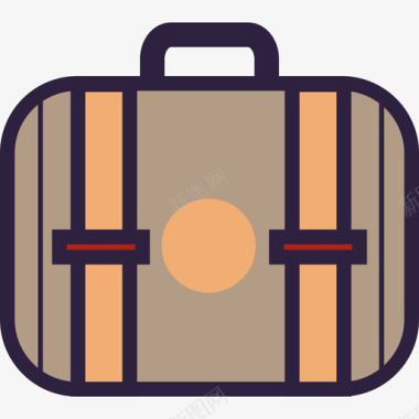旅行箱工具和用具旅行设备图标图标