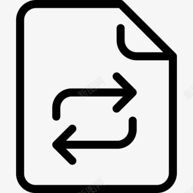 文件共享文件纸张图标图标
