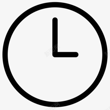 时钟时间表盘图标图标