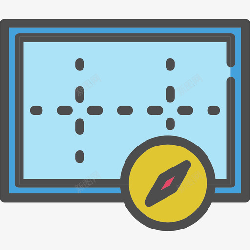 方位露营元素线条颜色图标svg_新图网 https://ixintu.com 方位 线条颜色 露营元素