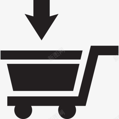 购物车商业购物收藏图标图标