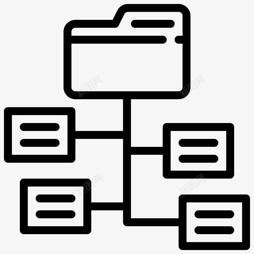 文件共享计算机数据图标svg_新图网 https://ixintu.com 数据 文件共享 文件夹 网络 计算机 计算机技术概要