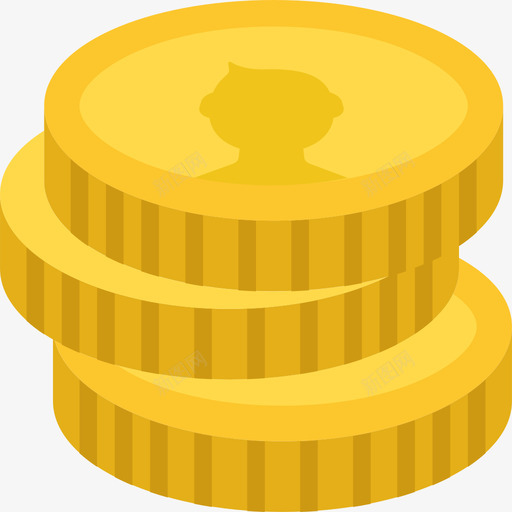 硬币商业收藏3扁平图标svg_新图网 https://ixintu.com 商业收藏3 扁平 硬币