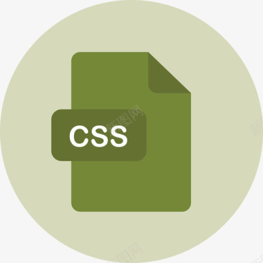 Css文件类型2圆形平面图标图标