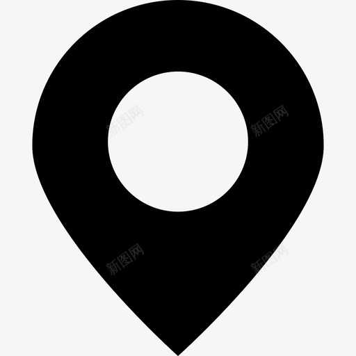 Pin地图和标志web导航填充图标svg_新图网 https://ixintu.com Pin web导航填充 地图和标志