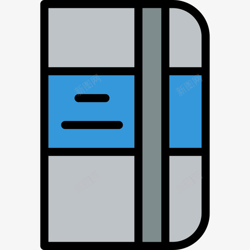 笔记本工具线颜色图标svg_新图网 https://ixintu.com 笔记本 线颜色 设计工具
