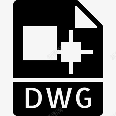 Dwg文件类型集填充图标图标