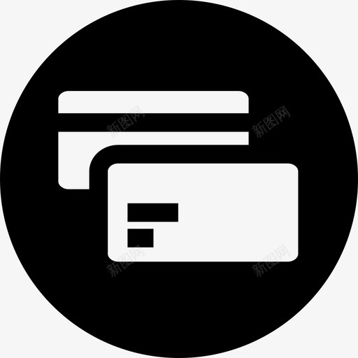 信用卡电子商务4填充图标svg_新图网 https://ixintu.com 信用卡 填充 电子商务4