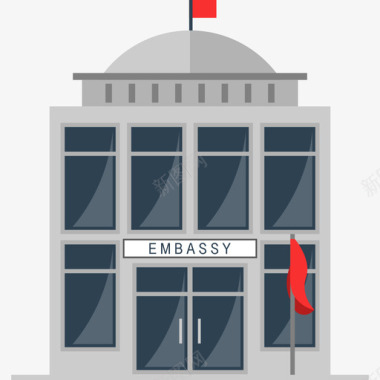 大使馆建筑建筑收藏图标图标