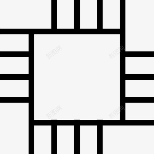 切割接口组线性图标svg_新图网 https://ixintu.com 切割 接口组 线性