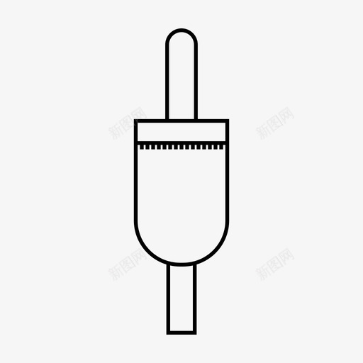 插头点烟器电气图标svg_新图网 https://ixintu.com 五金件 墙上插头 插头 点烟器 电气