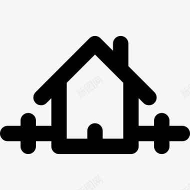房屋房地产收藏直系图标图标