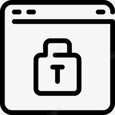 web浏览器和安全性界面安全性图标图标