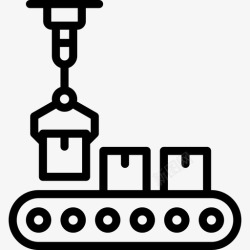 传送带icon传送带工业图标收集线性高清图片