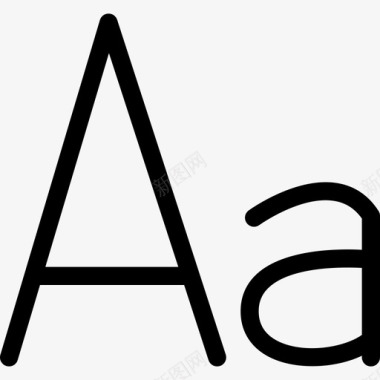 字母工具集线形图标图标