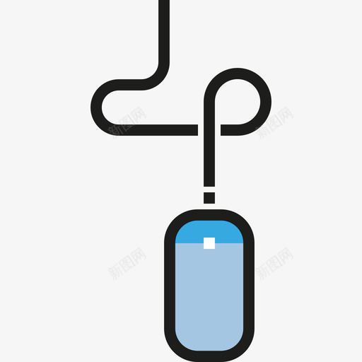 鼠标教育17线性颜色图标svg_新图网 https://ixintu.com 教育17 线性颜色 鼠标