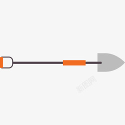农艺铁锹工具用具农艺元素汇编图标高清图片