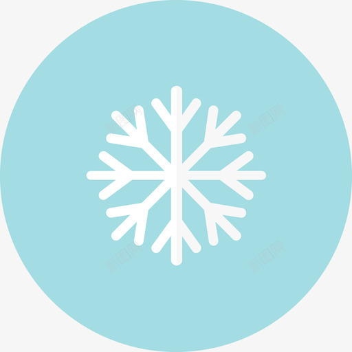 下雪天气天气4图标svg_新图网 https://ixintu.com 下雪 天气 天气4