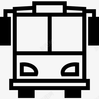 巴士巴士到站校车图标图标