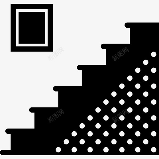 楼梯家庭收集2填充图标svg_新图网 https://ixintu.com 填充 家庭收集2 楼梯