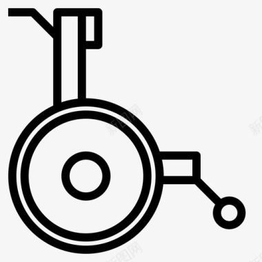 轮椅护理保健图标图标