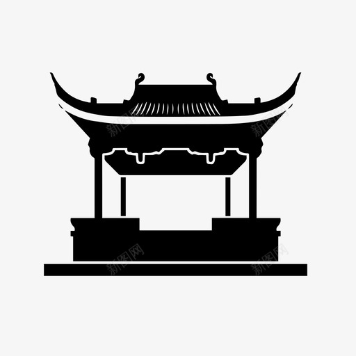 中国古代戏曲舞台戏曲图标svg_新图网 https://ixintu.com 中国古代戏曲舞台 戏曲