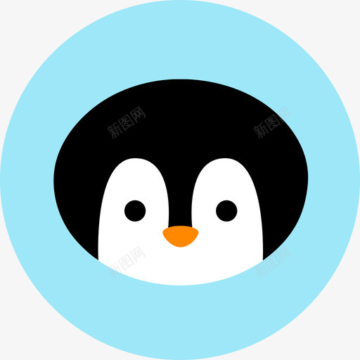 企鹅动物可爱的动物收藏图标svg_新图网 https://ixintu.com 企鹅 动物 可爱的动物收藏