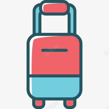 旅行箱旅行元素系列图标图标