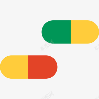 药丸药物药物元素颜色图标图标