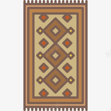 地毯家具和装饰图标图标