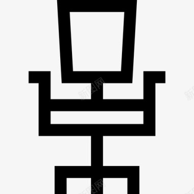办公椅商务收藏4直线型图标图标