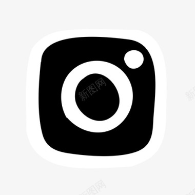 Instagram手绘社交网络color图标图标