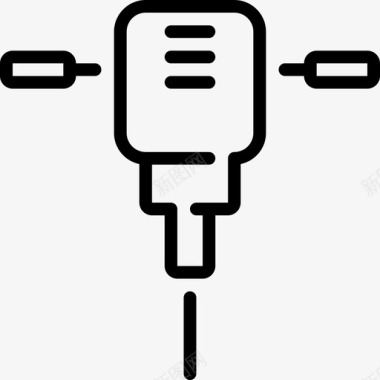 钻工结构2直线图标图标