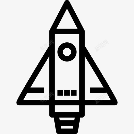火箭初创企业和新业务集直线型图标svg_新图网 https://ixintu.com 初创企业和新业务集 火箭 直线型