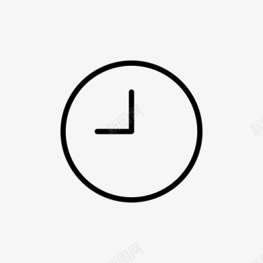 时钟时间接口图标图标