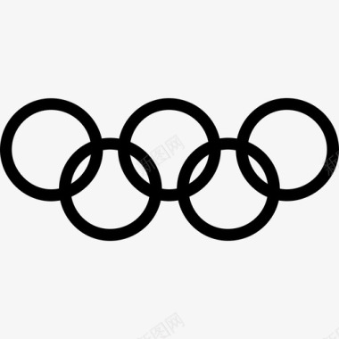 奥运会体育2直线图标图标