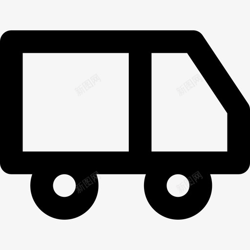 卡车商业元素线性图标svg_新图网 https://ixintu.com 卡车 商业元素 线性