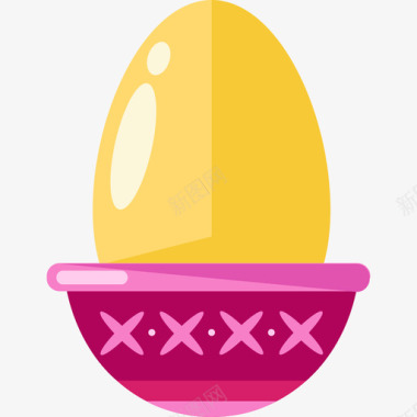 煮蛋食物扁鸡蛋图标图标