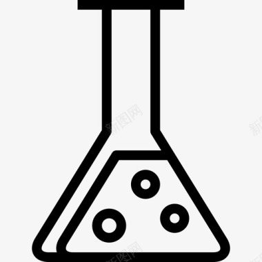 医用2号线性烧瓶图标图标