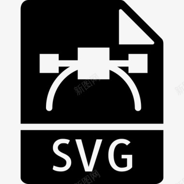 Svg文件类型集填充图标图标