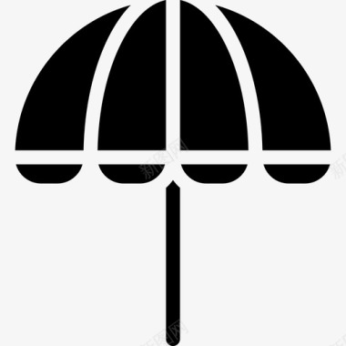 雨伞暑假套装充气图标图标