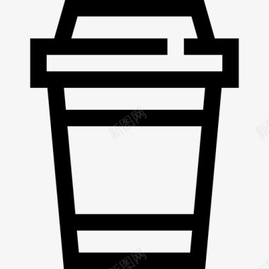 咖啡创业和新业务2线性图标图标