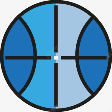 篮球教育17线性颜色图标图标